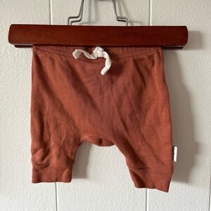 Rust Baby Pants with Drawstring